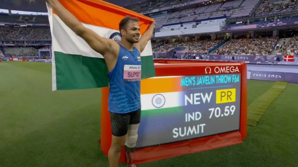 Sumit Antil Shatters Paralympic Record, Defends Javelin Gold